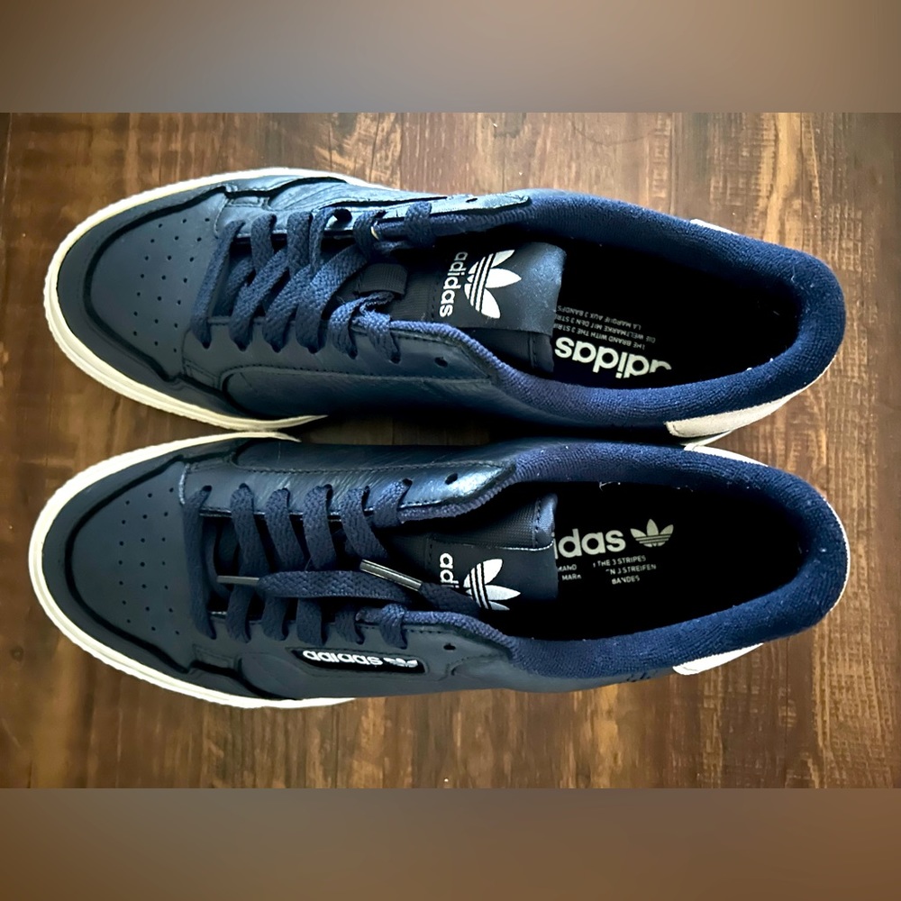 Adidas Originals Continental Vulc Shoes Size 9 Navy